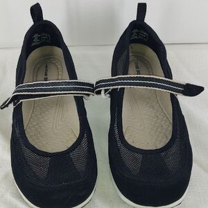 Lands' End Black Athletic Shoes for Women